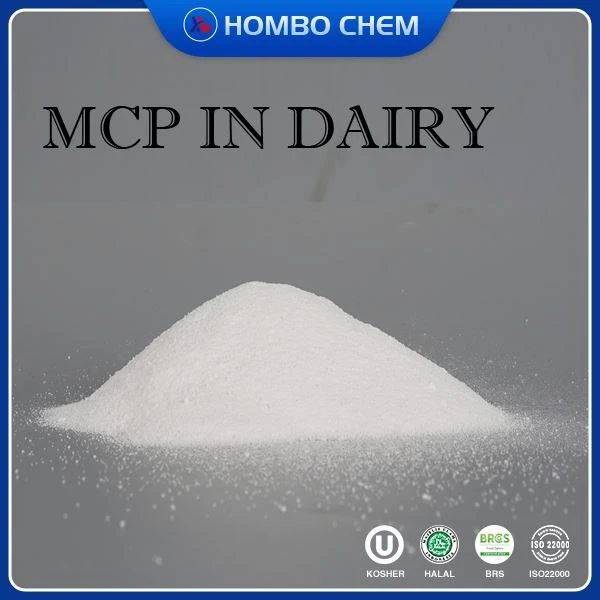 Monocalcium fosfat monohidrat CAS anhidre no 7758-23-8 en productes lactis